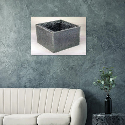 ACCESSION II 1968 - Eva Hesse Brushed Aluminum Print - 70x100 cm / 28x40 inches | Eva Hesse Aluminum Print | Eva Hesse Prints