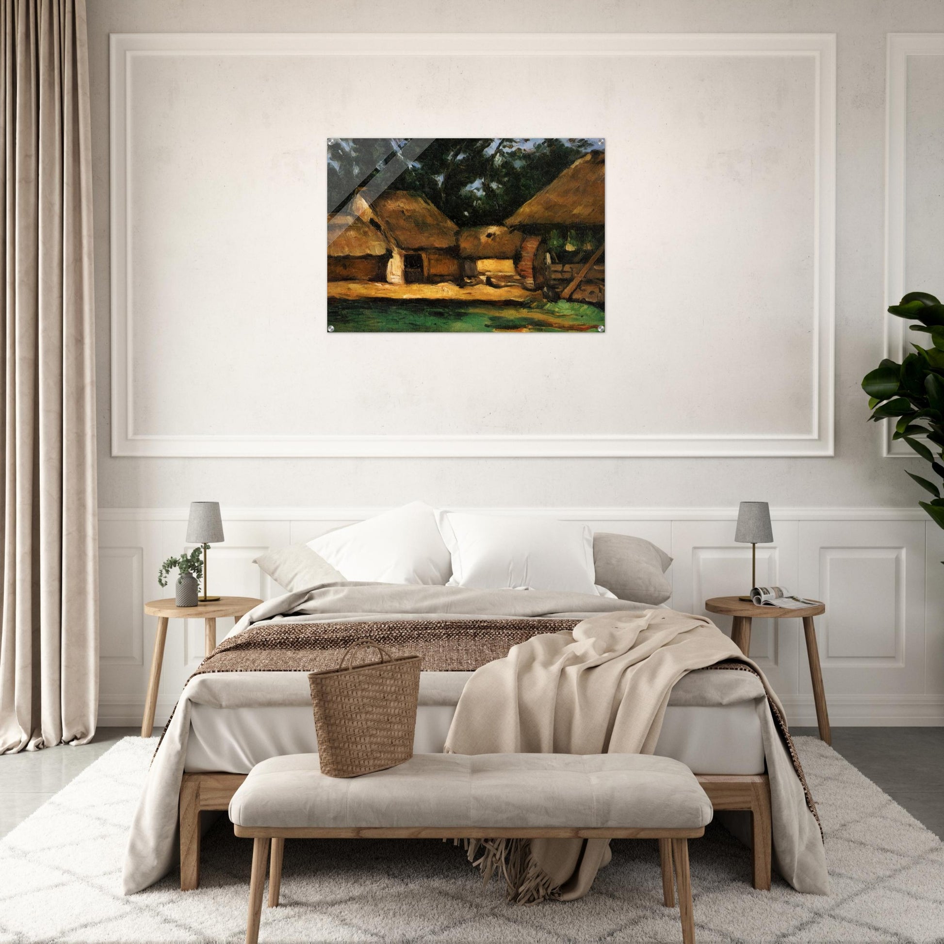 The Oilmill - Paul Cézanne Acrylic Print - 70x100 cm / 28x40″ inches | Paul Cézanne Wall Art | Paul Cézanne Prints