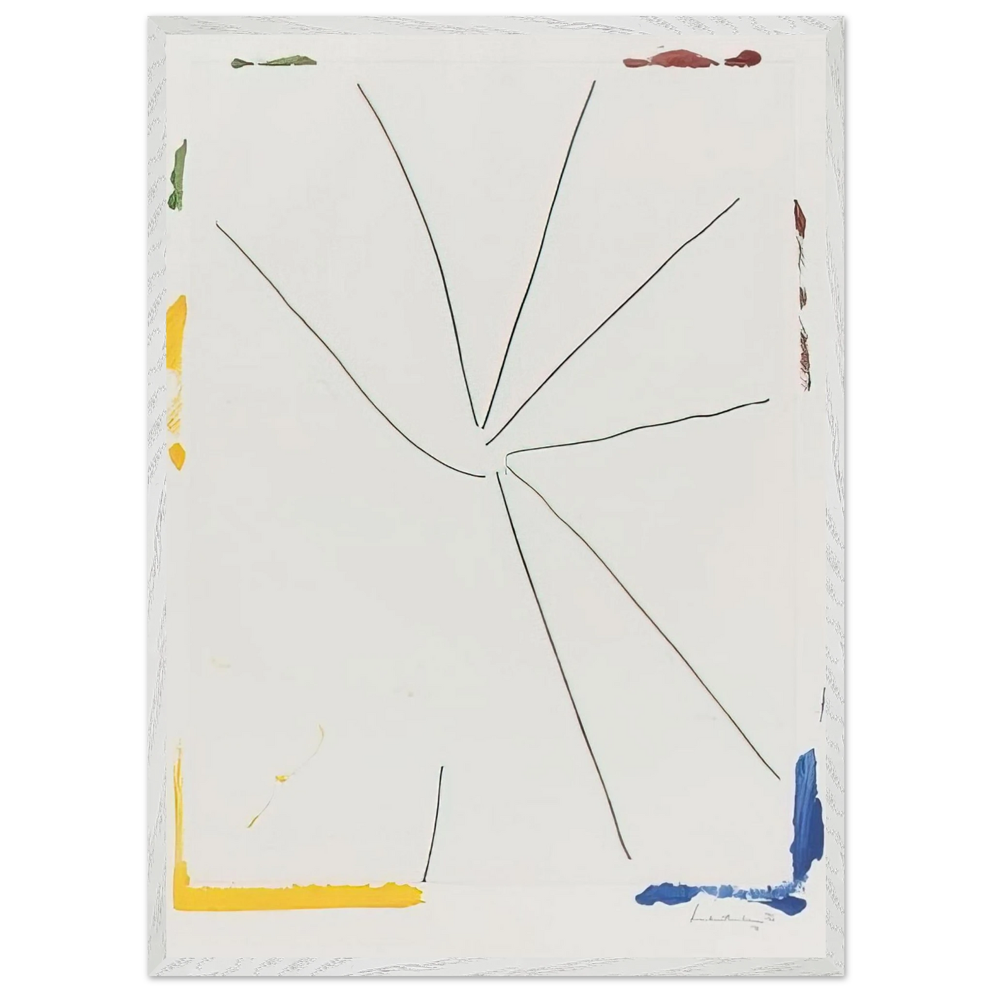 Helen Frankenthaler - Free Wheeling - 1971 Wall art - 30x45 cm / 12x18 Inches - Fine Art Poster - -