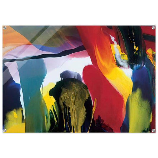 Phenomena Solstice Encounter - Paul Jenkins Acrylic Print - 70x100 cm / 28x40″ inches