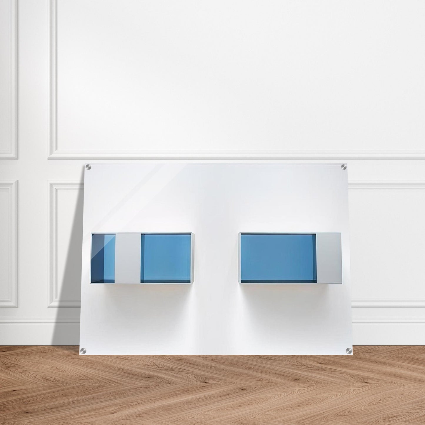 Untitled 88-28 AB Menziken - 1988 - Donald Judd Acrylic Print - 70x100 cm / 28x40″ inches | Donald Judd Wall Art | Donald Judd Prints