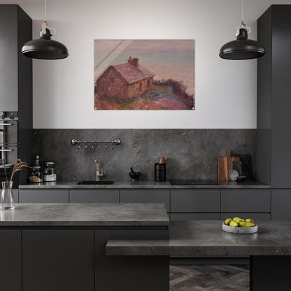 Customs House at Varengaville - claude monet Acrylic Print - 70x100 cm / 28x40″ inches