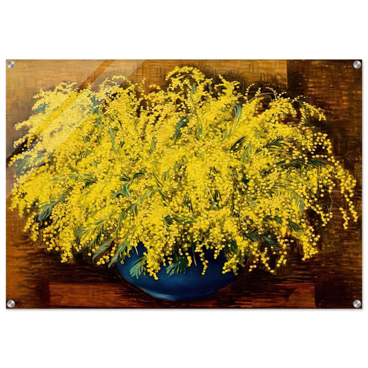 MIMOSAS 1939 - Moise Kisling Acrylic Print - 70x100 cm / 28x40″ inches | Moise Kisling Wall Art | Moise Kisling Prints