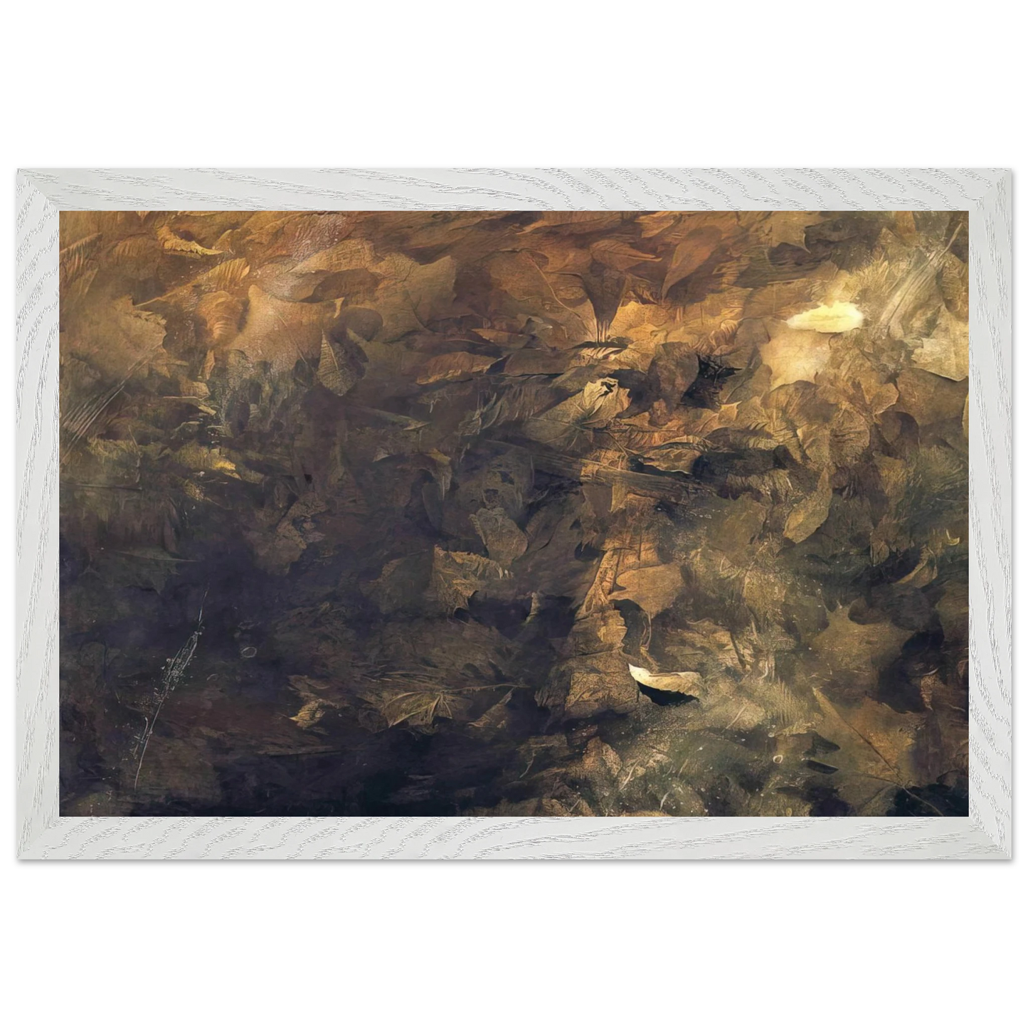 Andrew Wyeth - THIN ICE Wall Art - 60x80 cm / 24x32 inches - Premium Wooden Framed Poster With Fine Art Paper - Wood frame