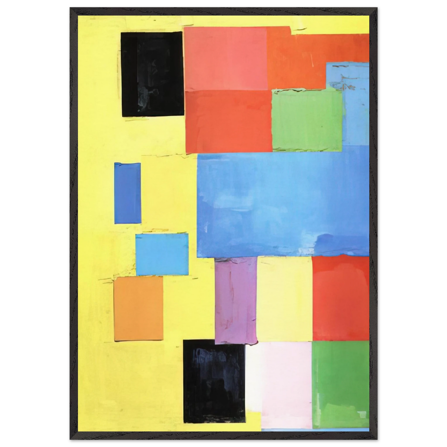 Pastorale - Hans Hofmann Framed Art Print – Black Wooden Frame - Default Title - -Framed Art Print