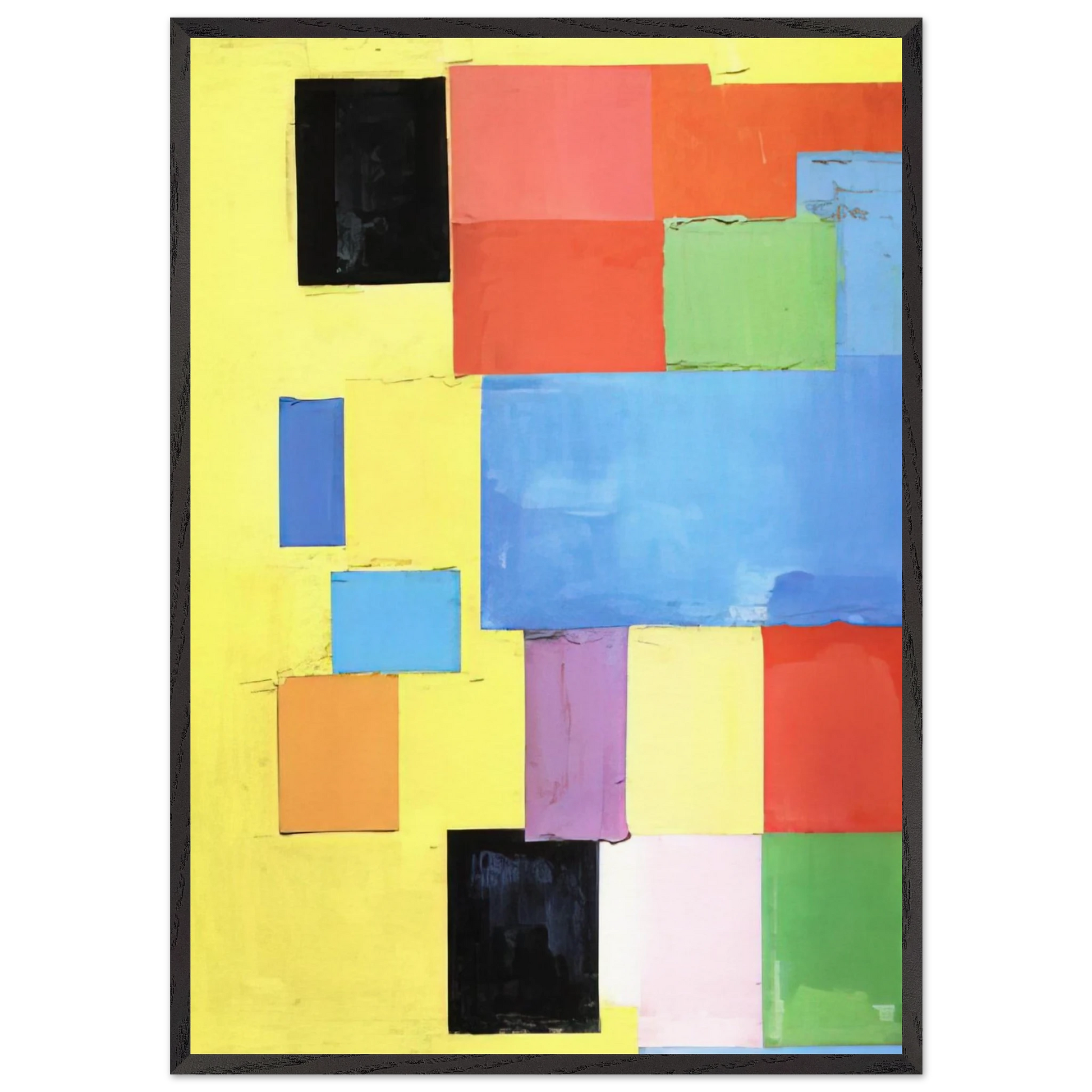 Pastorale - Hans Hofmann Framed Art Print – Black Wooden Frame - Default Title - -Framed Art Print