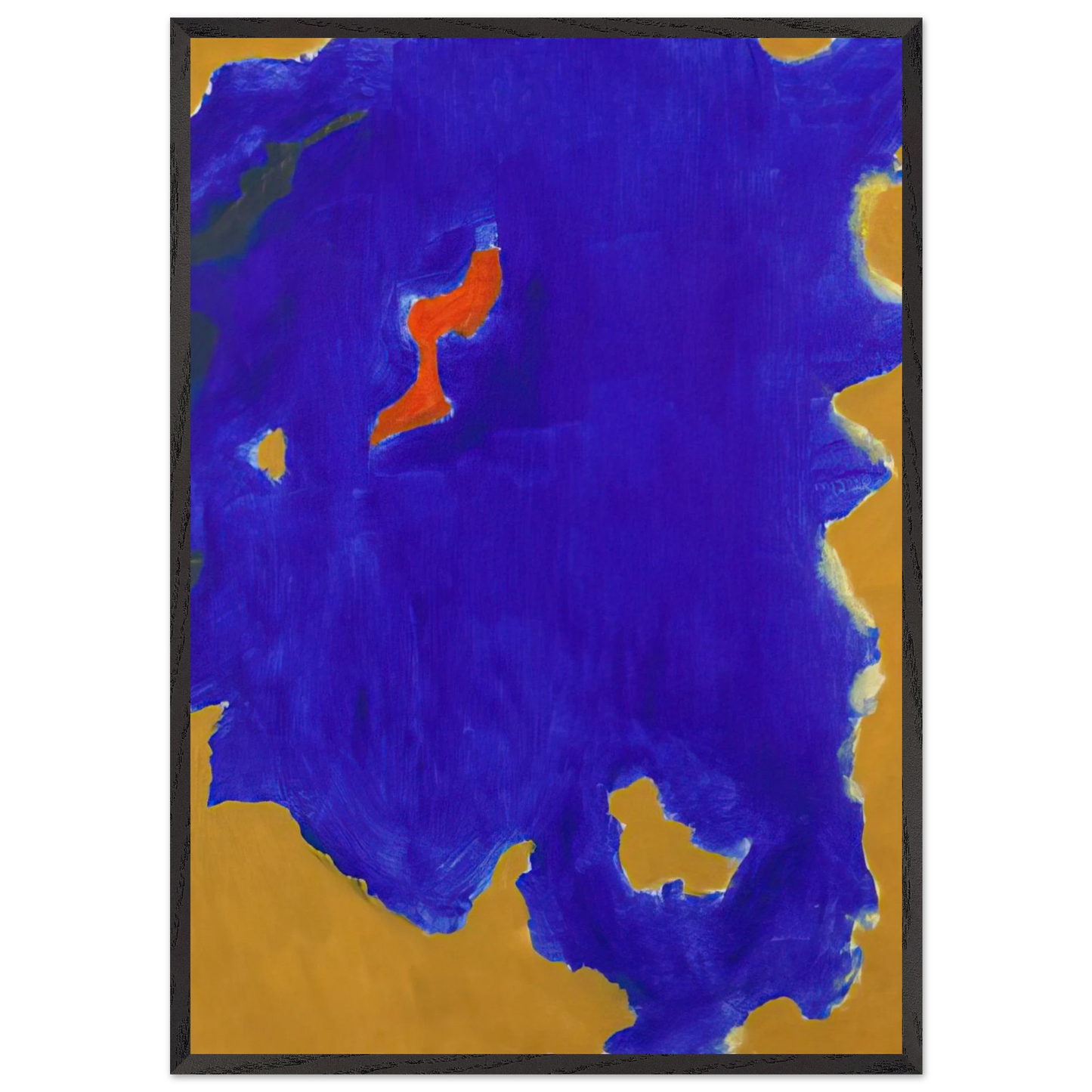 Moonlight Maine - 1972 - Betty Parsons Framed Art Print – Black Wooden Frame - Default Title - -Framed Art Print