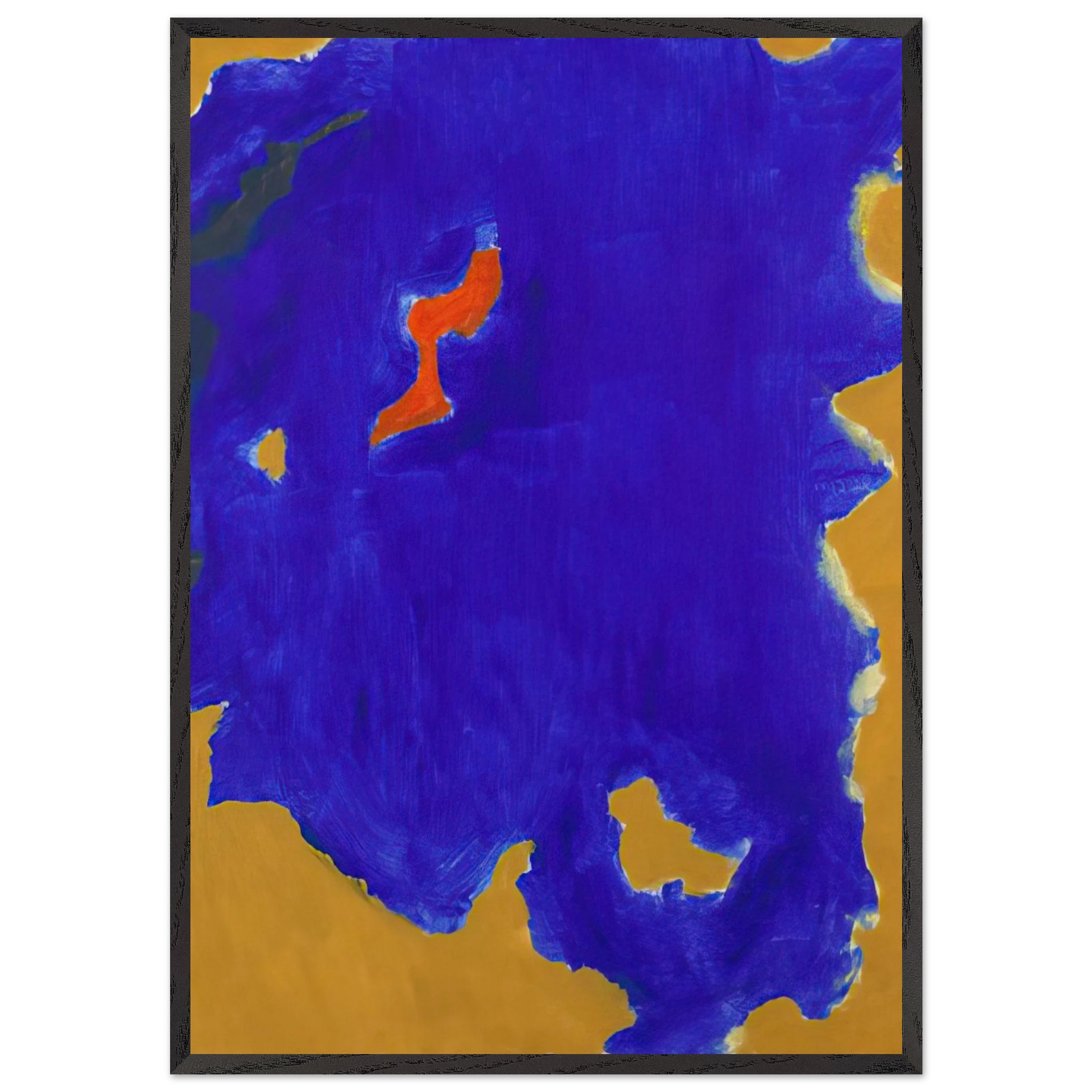 Moonlight Maine - 1972 - Betty Parsons Framed Art Print – Black Wooden Frame - Default Title - -Framed Art Print