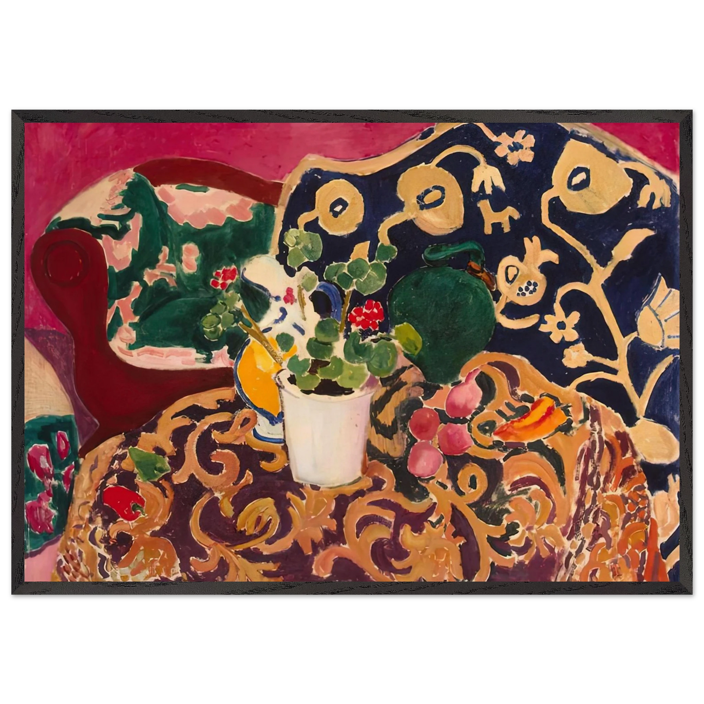 SPANISH STILL LIFE SEVILLE II 1911 - Henri Matisse Framed Art Print – Black Wooden Frame - Default Title - -Framed Art Print