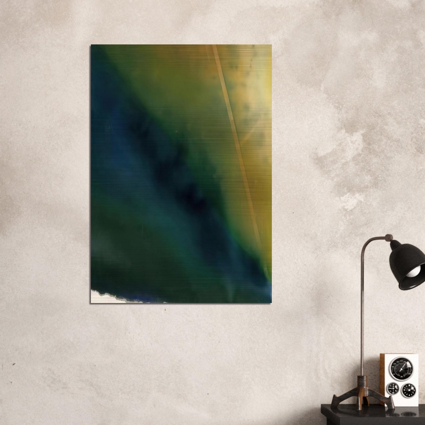 Light Fan - Sam Gilliam Brushed Aluminum Print - 70x100 cm / 28x40 inches | Sam Gilliam Aluminum Print | Sam Gilliam Prints