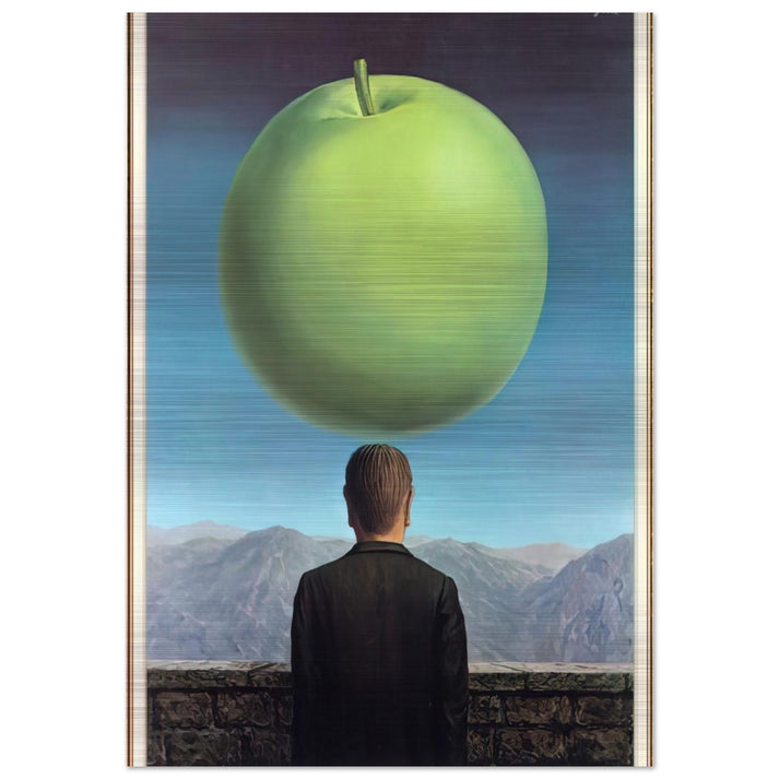 THE POSTCARD 1960 - Rene Magritte Brushed Aluminum Print - 70x100 cm / 28x40 inches | Rene Magritte Aluminum Print | Rene Magritte Prints