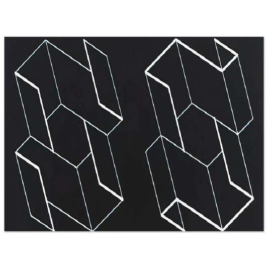 Josef Albers - DUO H 1966 Fine Art Poster - Default Title