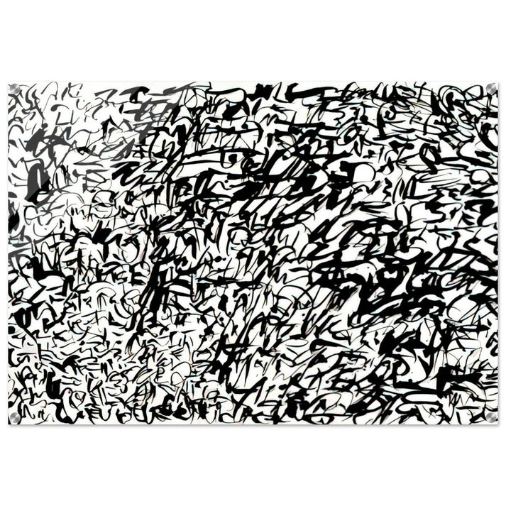 UNTITLED 1978 2 - Keith Haring Acrylic Print - 70x100 cm / 28x40″ inches | Keith Haring Art For Sale
