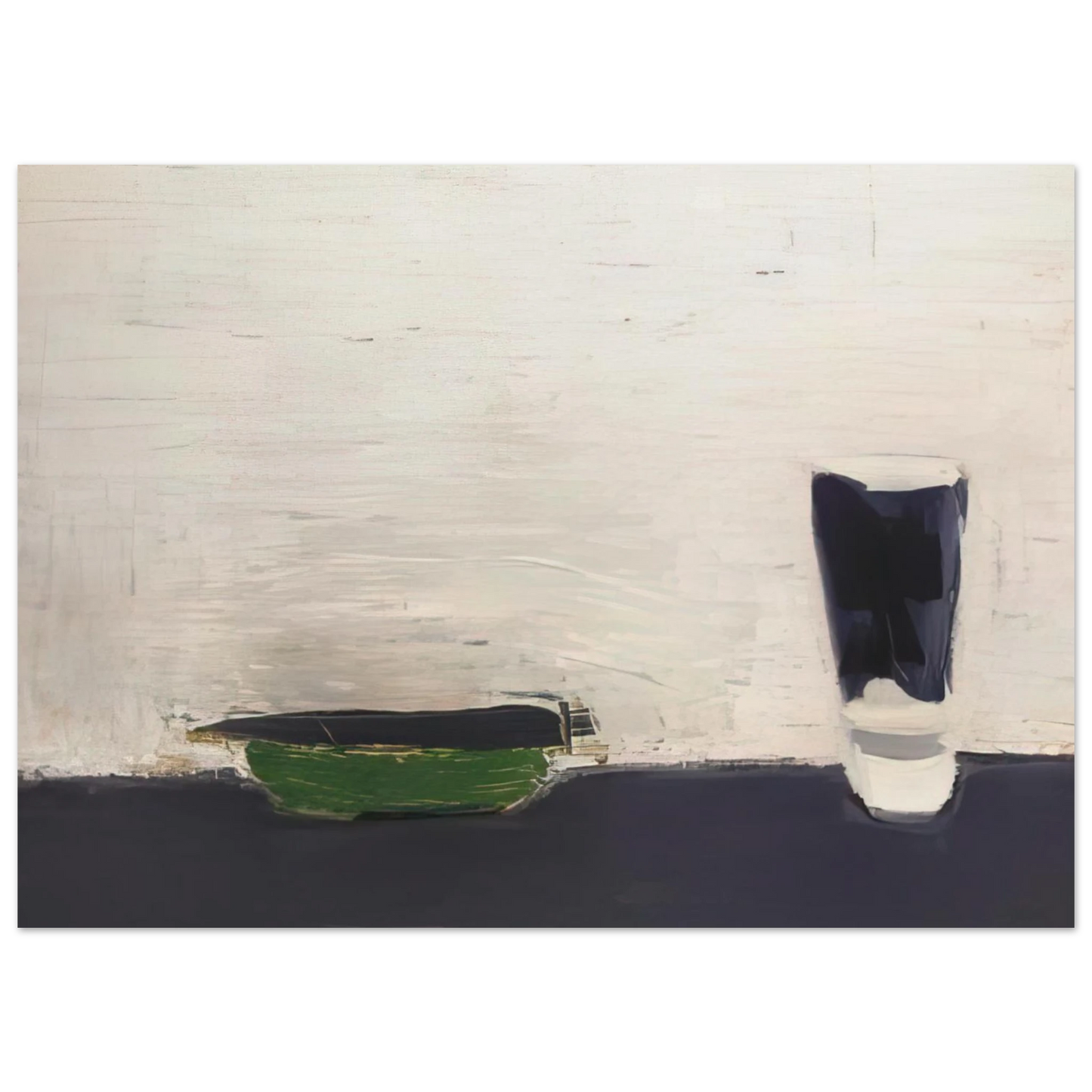 Nicolas de Stael - Nature morte au verre - 1954 Fine Art Poster - 40x60 cm / 16x24 inches