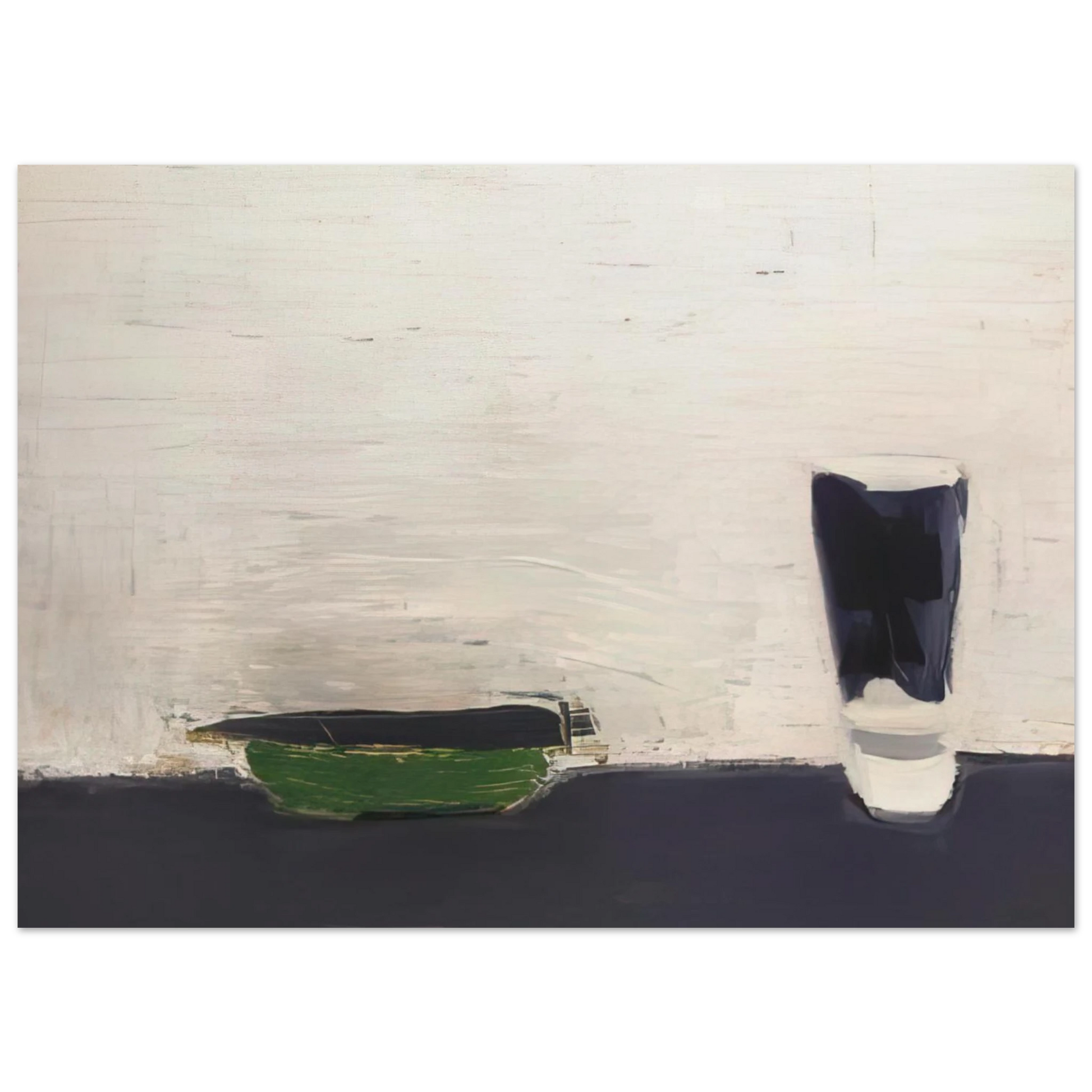 Nicolas de Stael - Nature morte au verre - 1954 Fine Art Poster - 40x60 cm / 16x24 inches