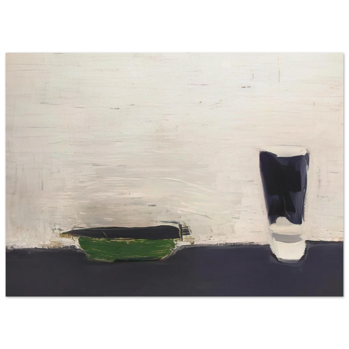 Nicolas de Stael - Nature morte au verre - 1954 Fine Art Poster