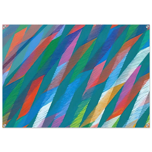 Irish - 1998 - Piero Dorazio Acrylic Print - 70x100 cm / 28x40″ inches