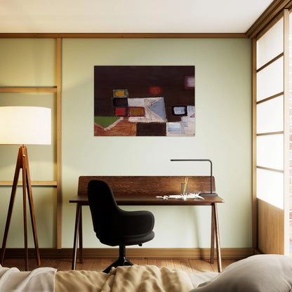 UNTITLED 1948 - Victor Pasmore Brushed Aluminum Print - 70x100 cm / 28x40 inches | Victor Pasmore Aluminum Print | Victor Pasmore Prints