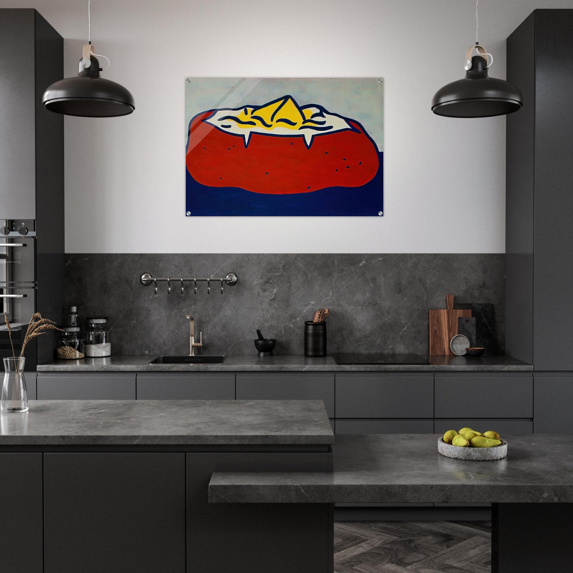 BAKED POTATO 1962 - Roy Lichtenstein Acrylic Print - 70x100 cm / 28x40″ inches | Roy Lichtenstein Wall Art | Roy Lichtenstein Prints