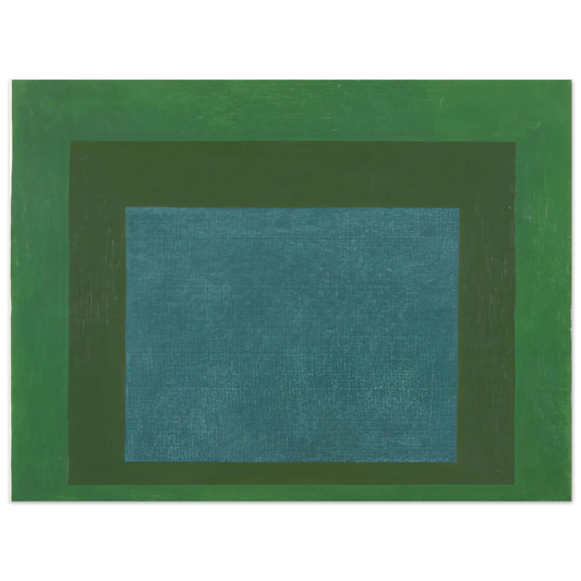 Josef Albers - HOMAGE TO THE SQUARE 1963 Fine Art Poster - Default Title