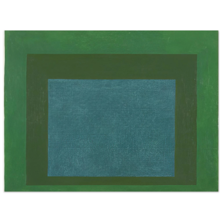 Josef Albers - HOMAGE TO THE SQUARE 1963  75x100 cm / 30x40inches Fine Art Poster
