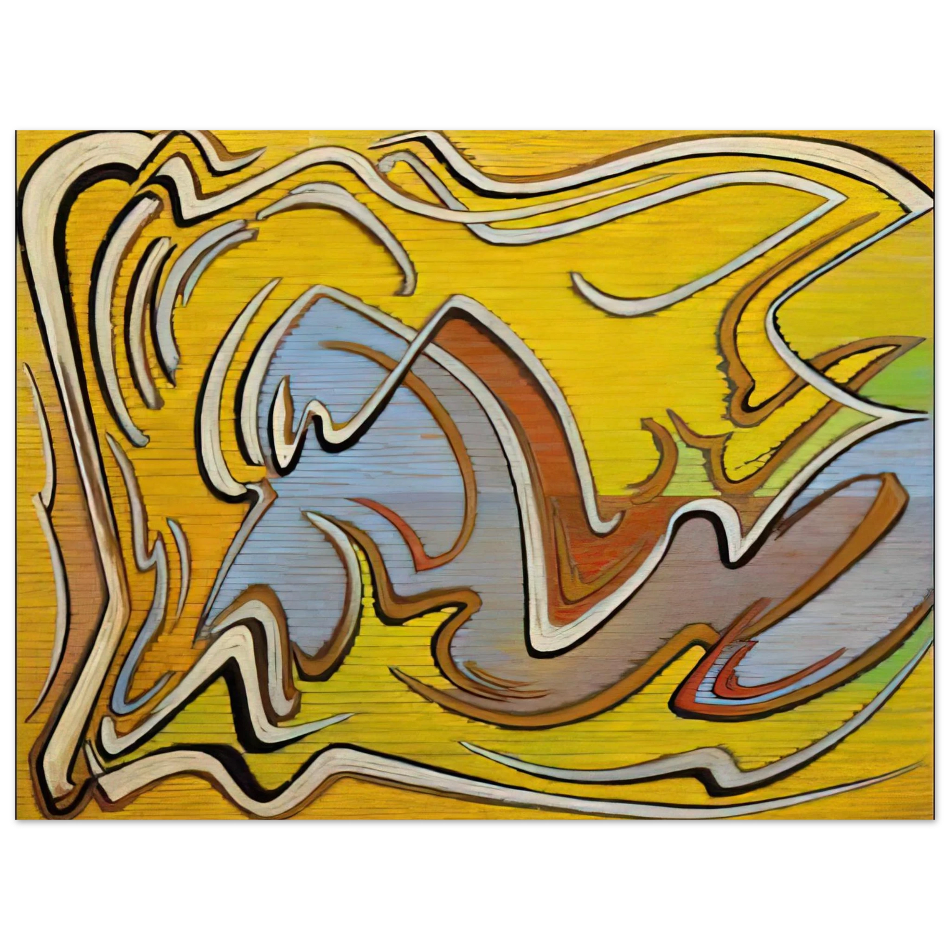 Lawren Harris - Calligraph Forming - 1958 Fine Art Poster - Default Title
