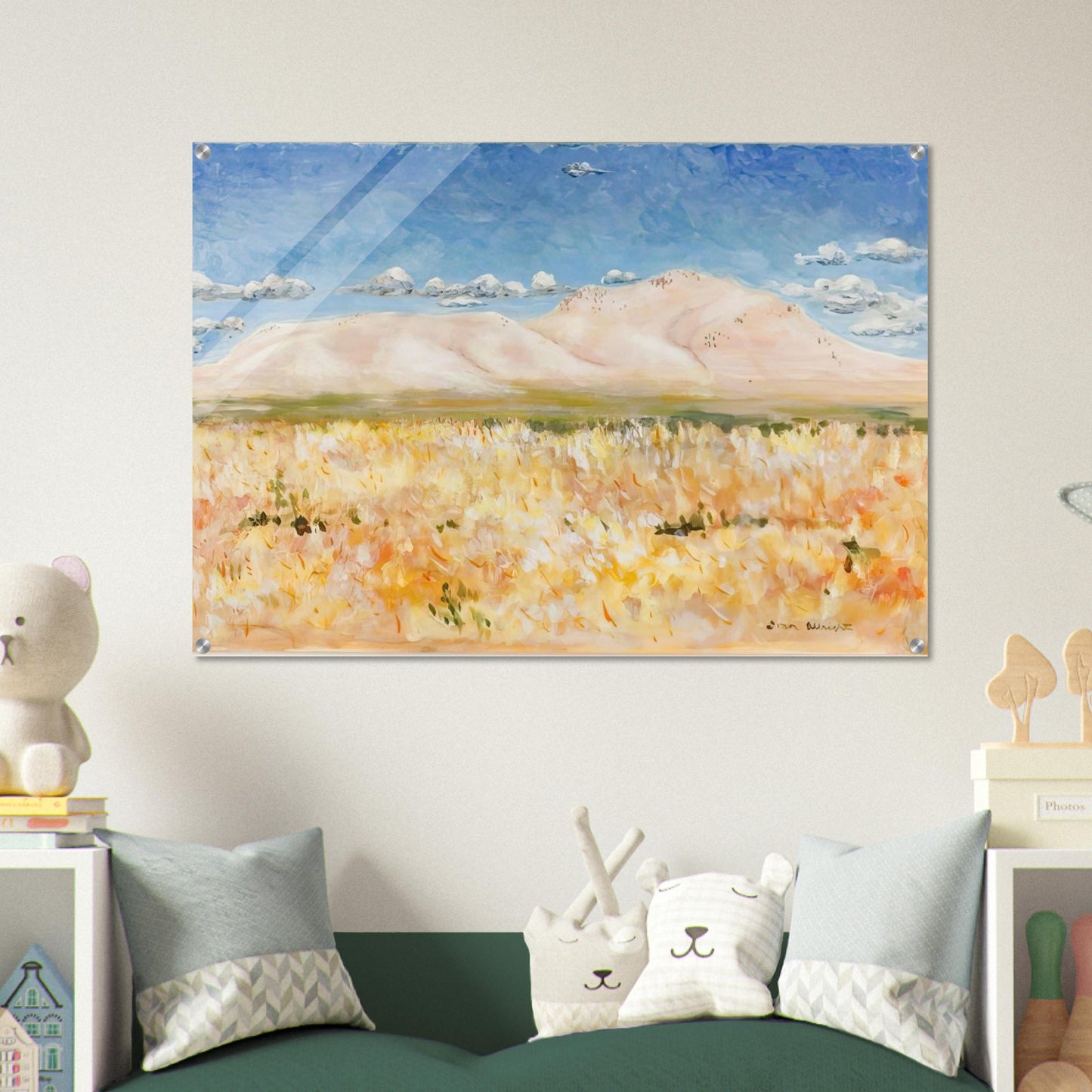 JACKSON HOLE WYOMING 1973 - Ivan Albright Acrylic Print - 70x100 cm / 28x40″ inches | Ivan Albright Wall Art | Ivan Albright Prints