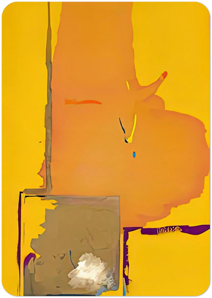 Mardi Gras, 1987- By Helen Frankenthaler Pack of 10 Post Cards | Helen Frankenthaler Post Cards | A6 (10.5 x 14.8 cm) - 4.1 x 5.8 inches