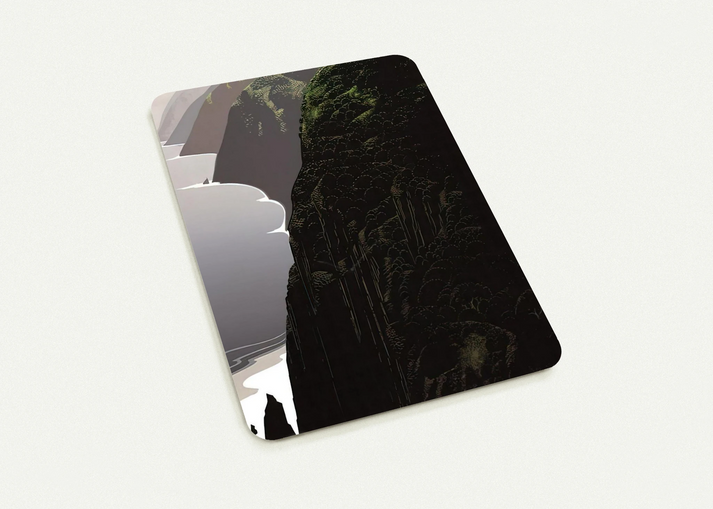 Big Sur Coastline By Eyvind Earle Pack of 10 Post Cards | Eyvind Earle Post Cards | A6 (10.5 x 14.8 cm) - 4.1 x 5.8 inches
