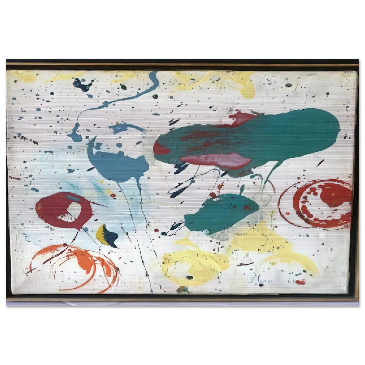 UNTITLED 1961 - Taro Yamamoto Brushed Aluminum Print - 70x100 cm / 28x40 inches | Taro Yamamoto Aluminum Print | Taro Yamamoto Prints
