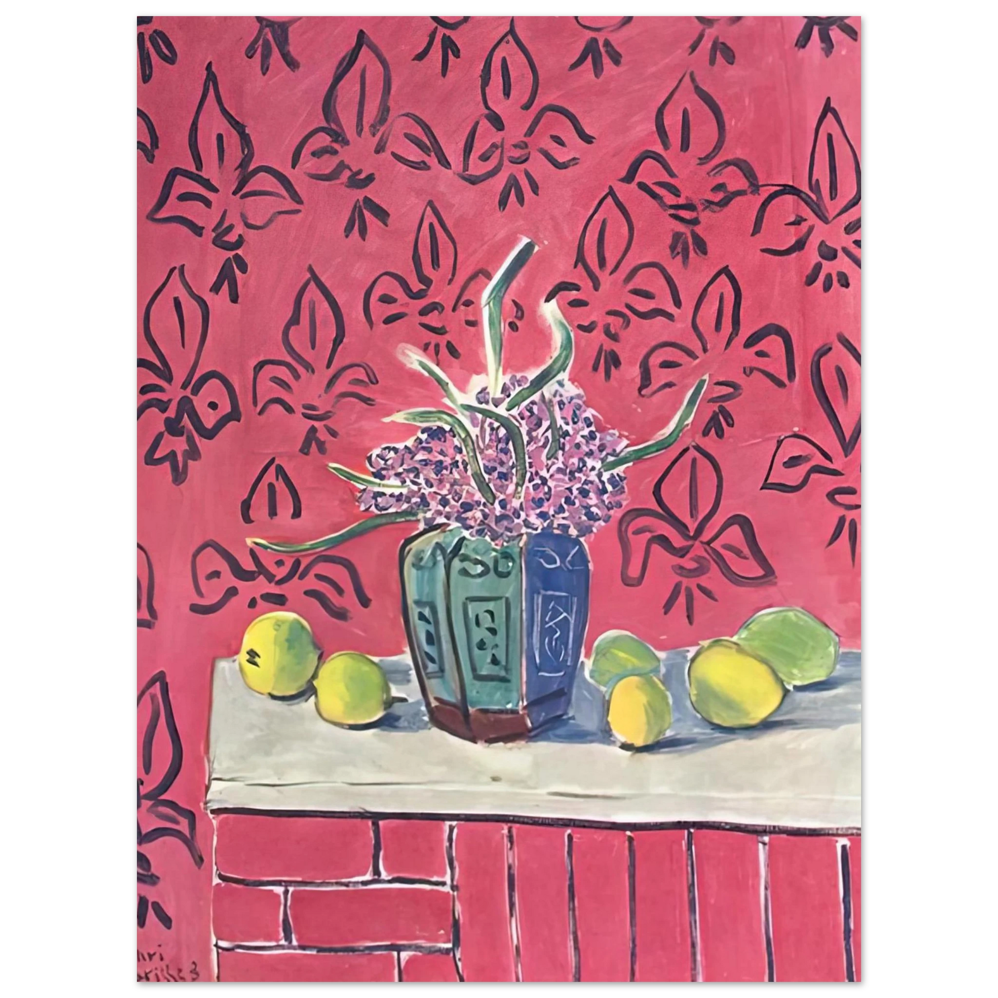 Henri Matisse - STILL LIFE WITH LEMONS 1943 Fine Art Poster - Default Title