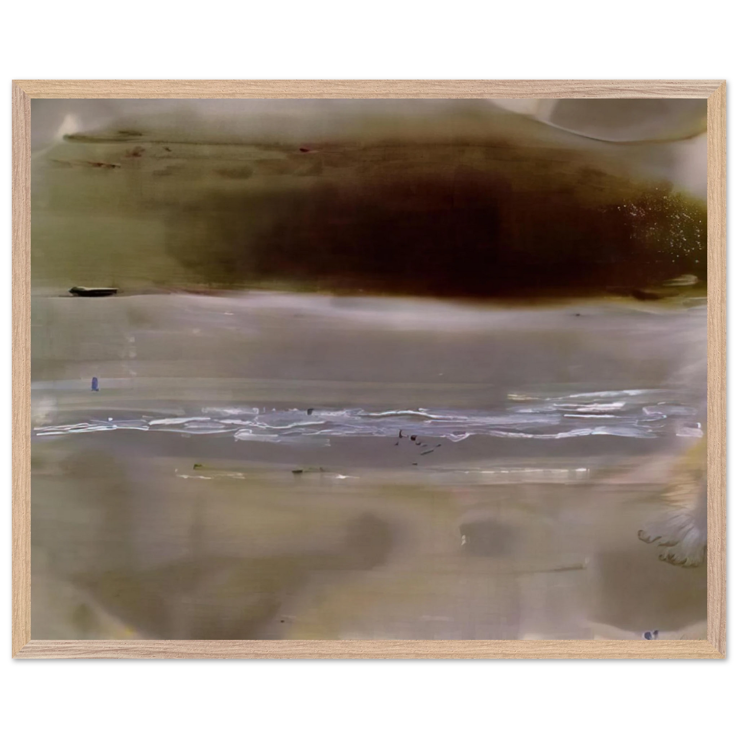 Helen Frankenthaler - Viewpoint II - 1979 Wall art - 13x18 cm / 5x7 inches - Premium Wooden Framed Poster With Fine Art Paper - White frame