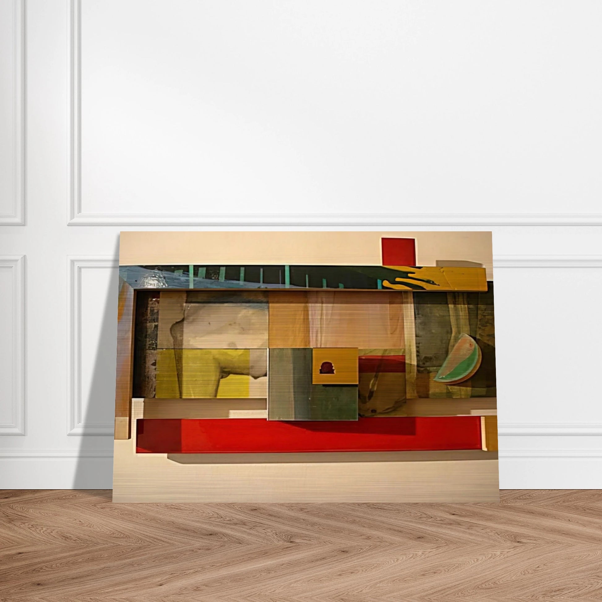 Horse - Sam Gilliam Brushed Aluminum Print - 70x100 cm / 28x40 inches | Sam Gilliam Aluminum Print | Sam Gilliam Prints