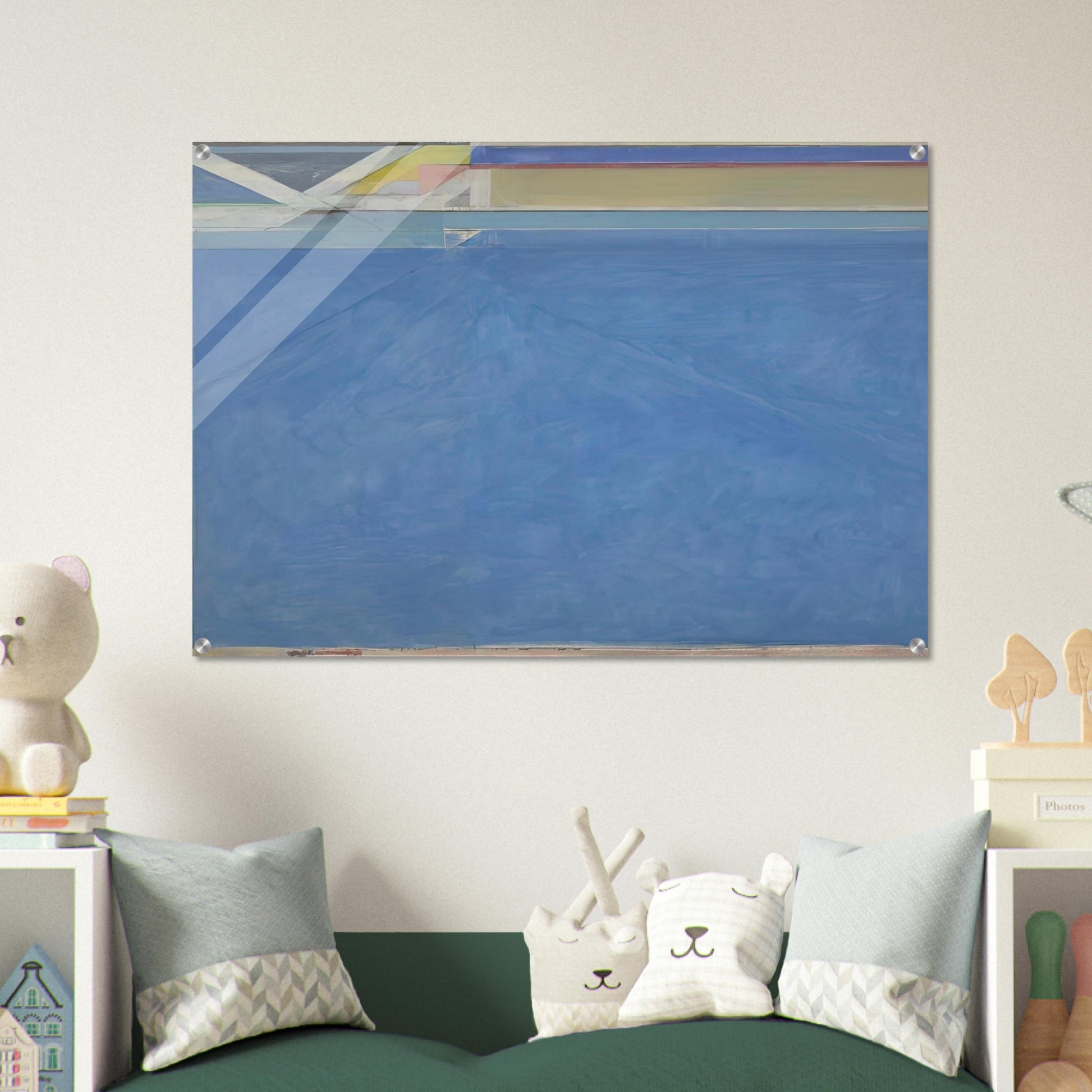 Ocean Park #129 - Richard Diebenkorn Acrylic Print - 70x100 cm / 28x40″ inches | Richard Diebenkorn Wall Art | Richard Diebenkorn Prints