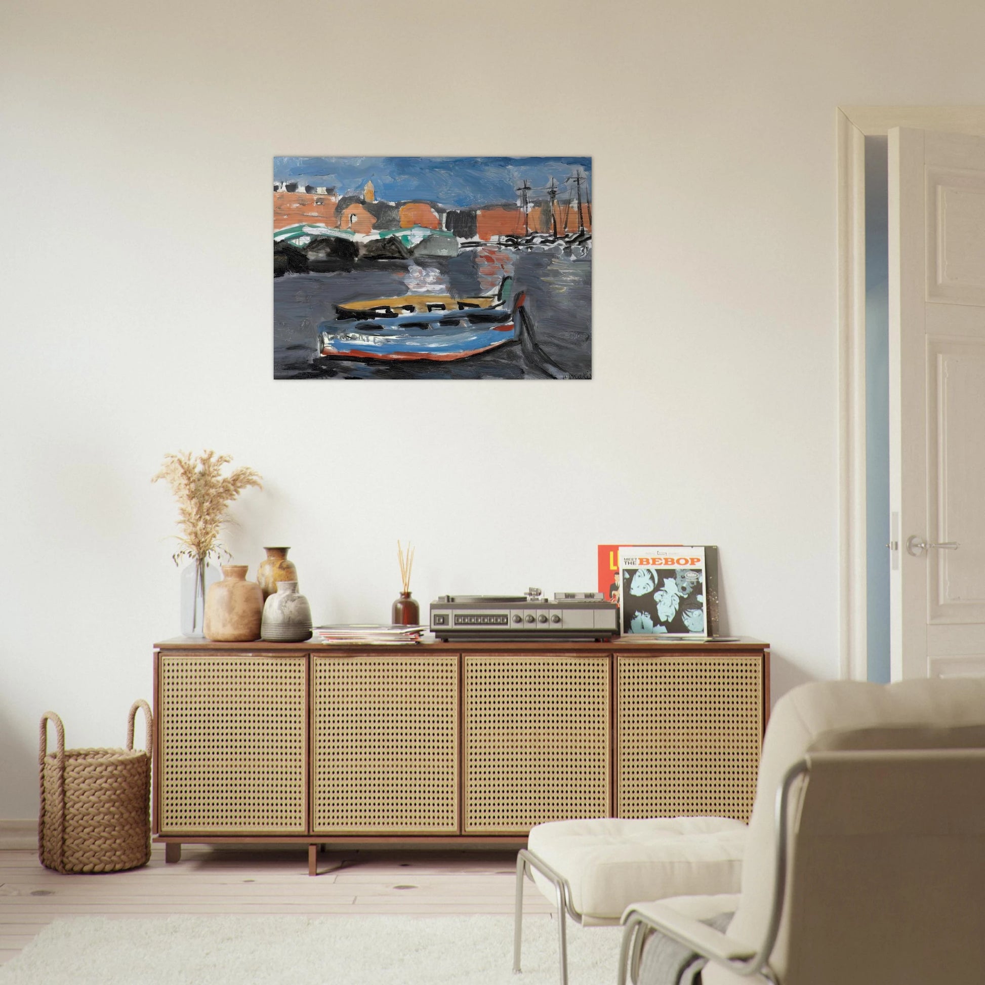 PORT DE MARSEILLE 1917 - Henri Matisse Brushed Aluminum Print - 70x100 cm / 28x40 inches | Henri Matisse Aluminum Print | Henri Matisse Prints