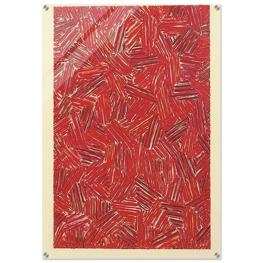 CICADA ULAE 219 - Jasper Johns Acrylic Print - 70x100 cm / 28x40″ inches | Jasper Johns Wall Art | Jasper Johns Prints