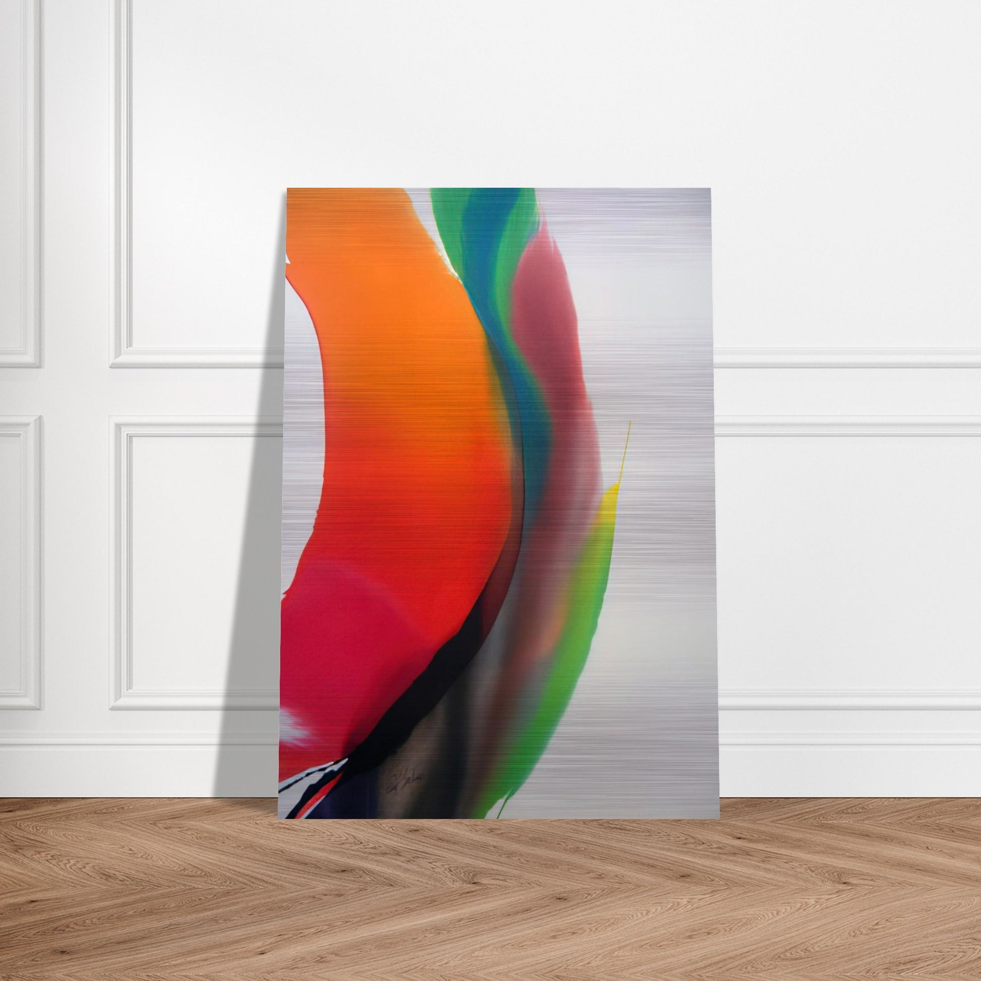 Phenomena Montezuma's Band - 1972 - Paul Jenkins Brushed Aluminum Print - 70x100 cm / 28x40 inches | Paul Jenkins Aluminum Print | Paul Jenkins Prints