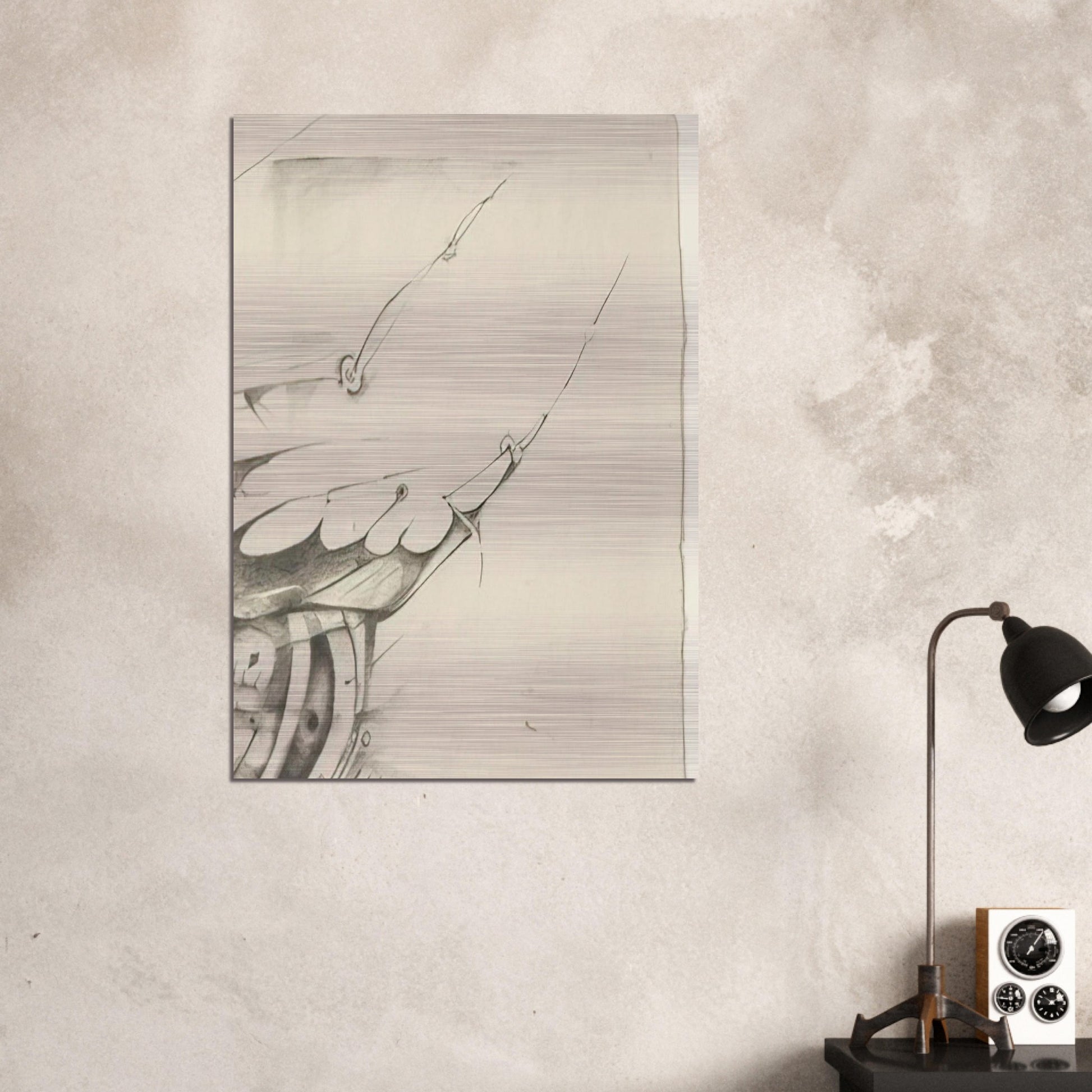 UNTITLED 1998 1 - Lee Bontecou Brushed Aluminum Print - 70x100 cm / 28x40 inches | Lee Bontecou Aluminum Print | Lee Bontecou Prints