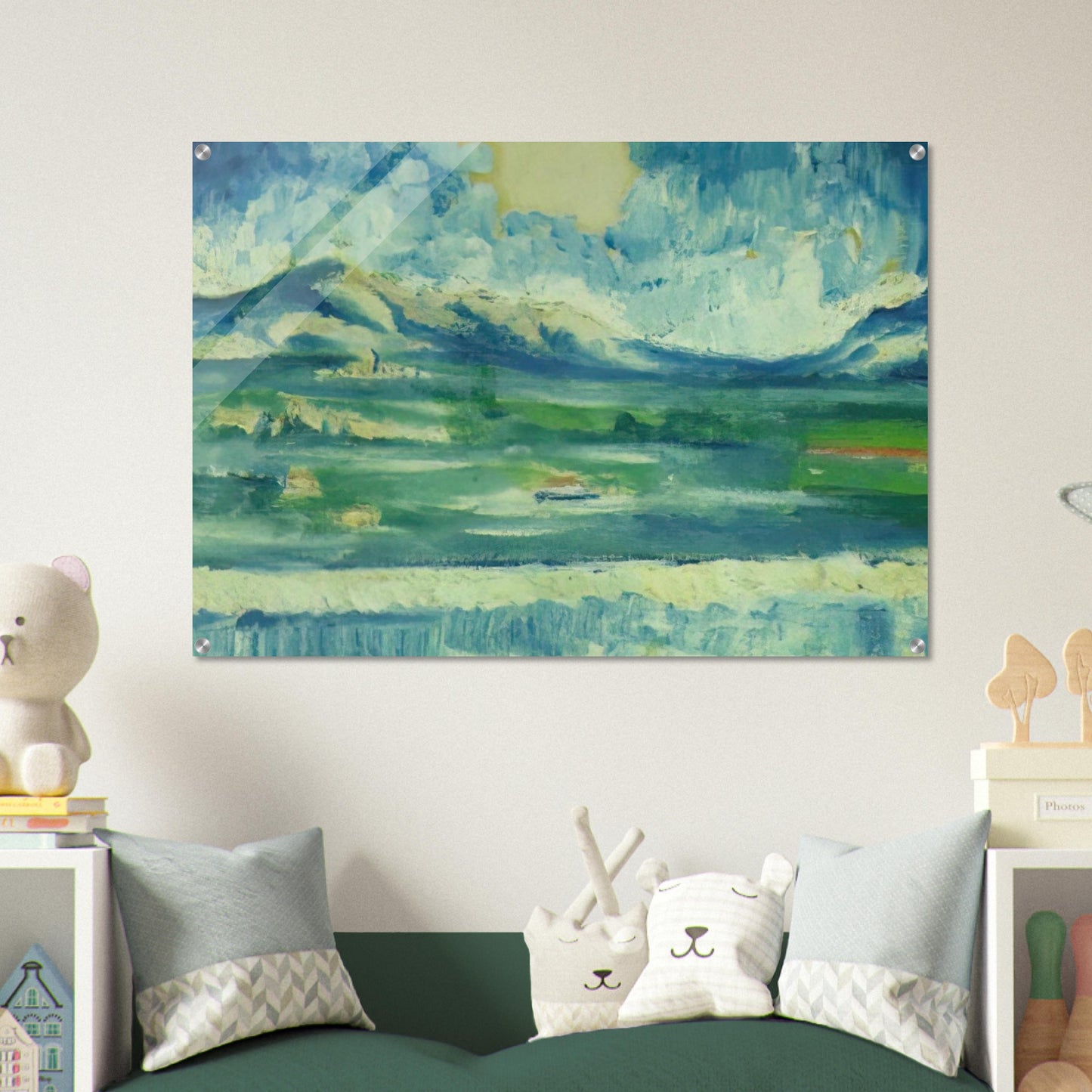 LANDSCAPE NEAR AMPURDAN 2 - Salvador Dali Acrylic Print - 70x100 cm / 28x40″ inches | Salvador Dali Wall Art | Salvador Dali Prints