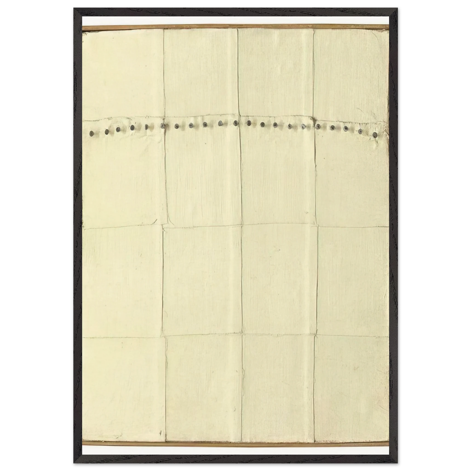 Homage to Greece - Agnes Martin Framed Art Print – Black Wooden Frame - Default Title - -Framed Art Print