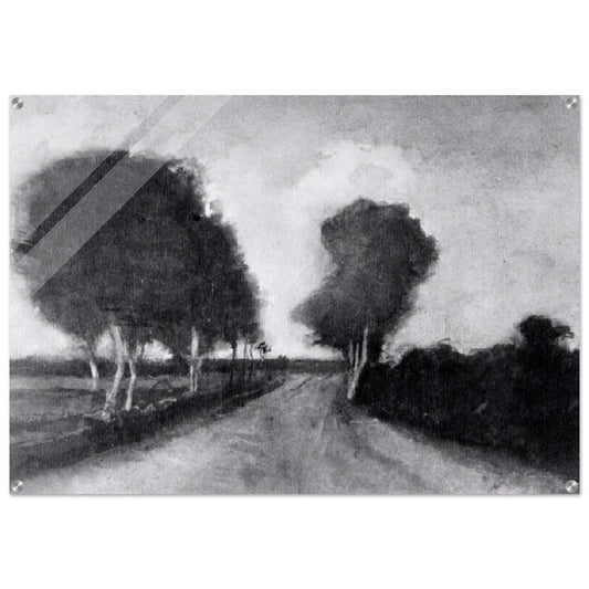 Country Lane with Trees - Vincent van Gogh Acrylic Print - 70x100 cm / 28x40″ inches