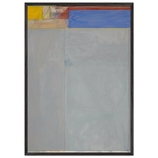 Ocean Park 49 - Richard Diebenkorn Framed Art Print – Black Wooden Frame - Default Title - -Framed Art Print