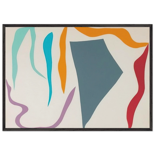 Untitled - 1980 N4 - Ray Parker Framed Art Print – Black Wooden Frame - Default Title - -Framed Art Print