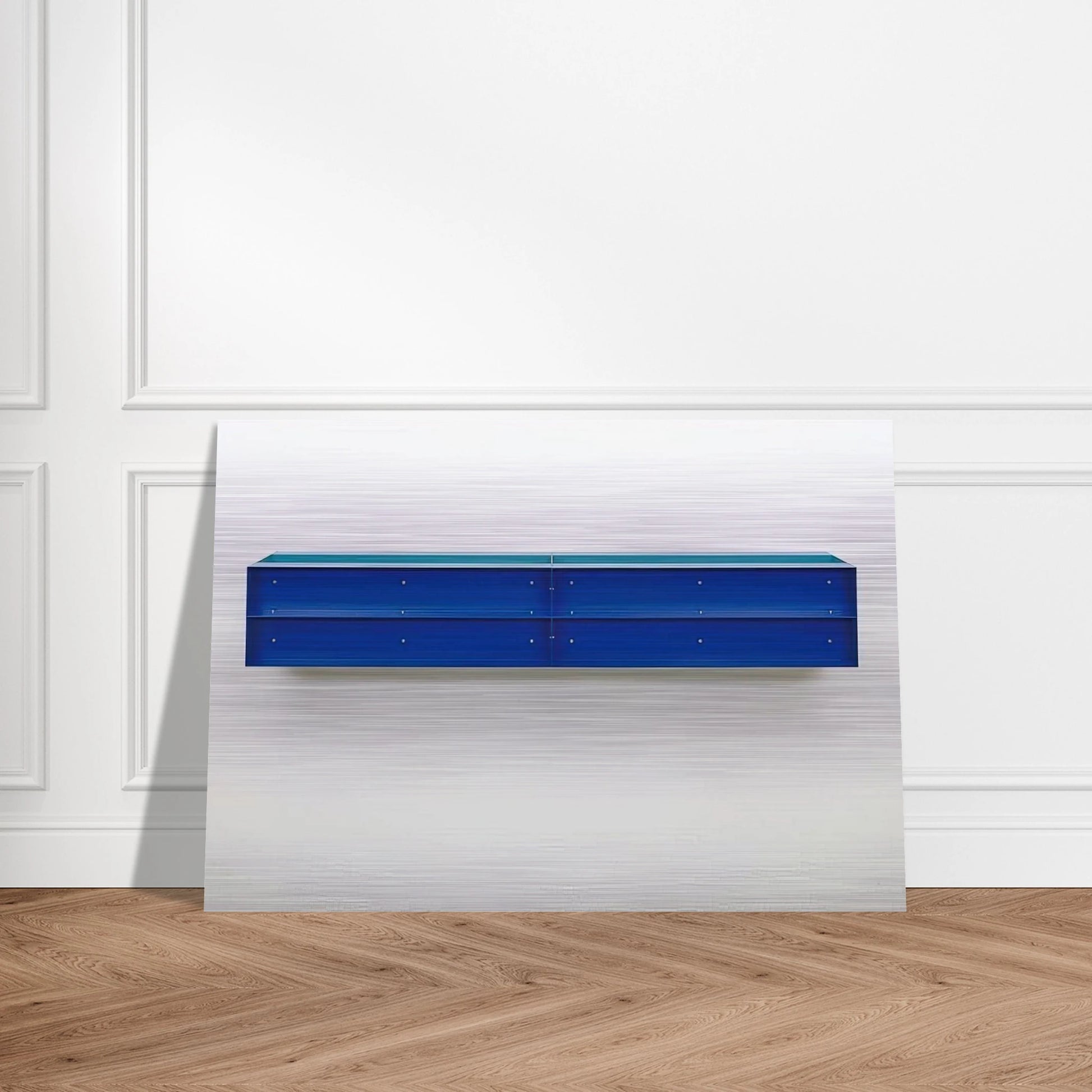 Untitled - 1989 - Donald Judd Brushed Aluminum Print - 70x100 cm / 28x40 inches | Donald Judd Aluminum Print | Donald Judd Prints