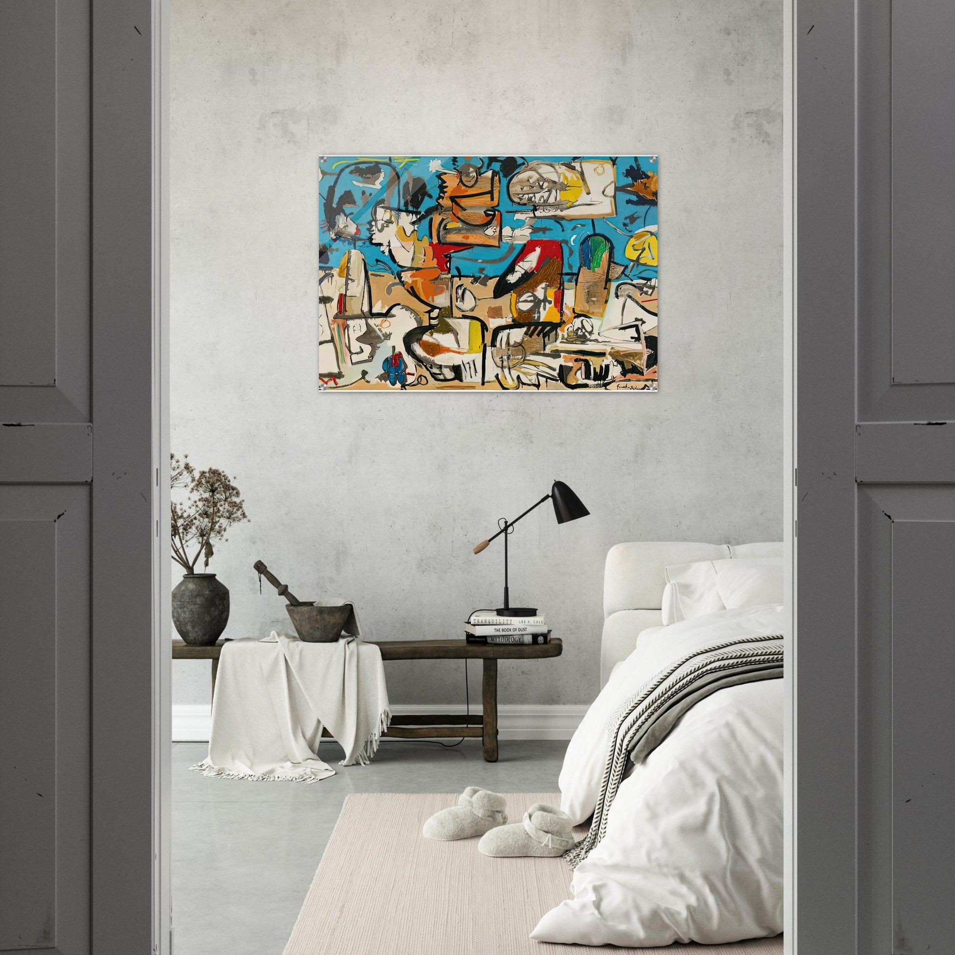 Untitled, 1951- - Helen Frankenthaler Acrylic Print - 70x100 cm / 28x40″ inches | Helen Frankenthaler Wall Art | Helen Frankenthaler Prints