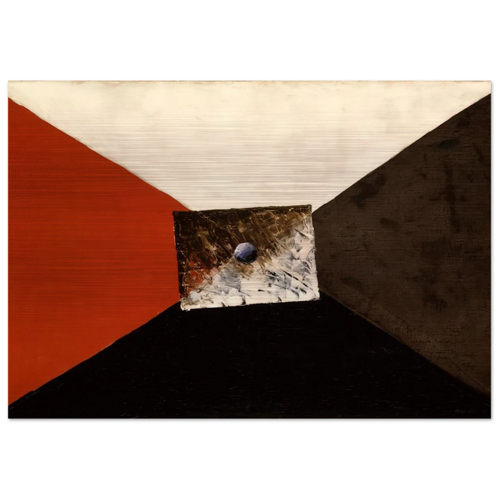 COMPOSITION MARCHAND DE COULEURS - Man Ray Brushed Aluminum Print - 70x100 cm / 28x40 inches | Man Ray Aluminum Print | Man Ray Prints