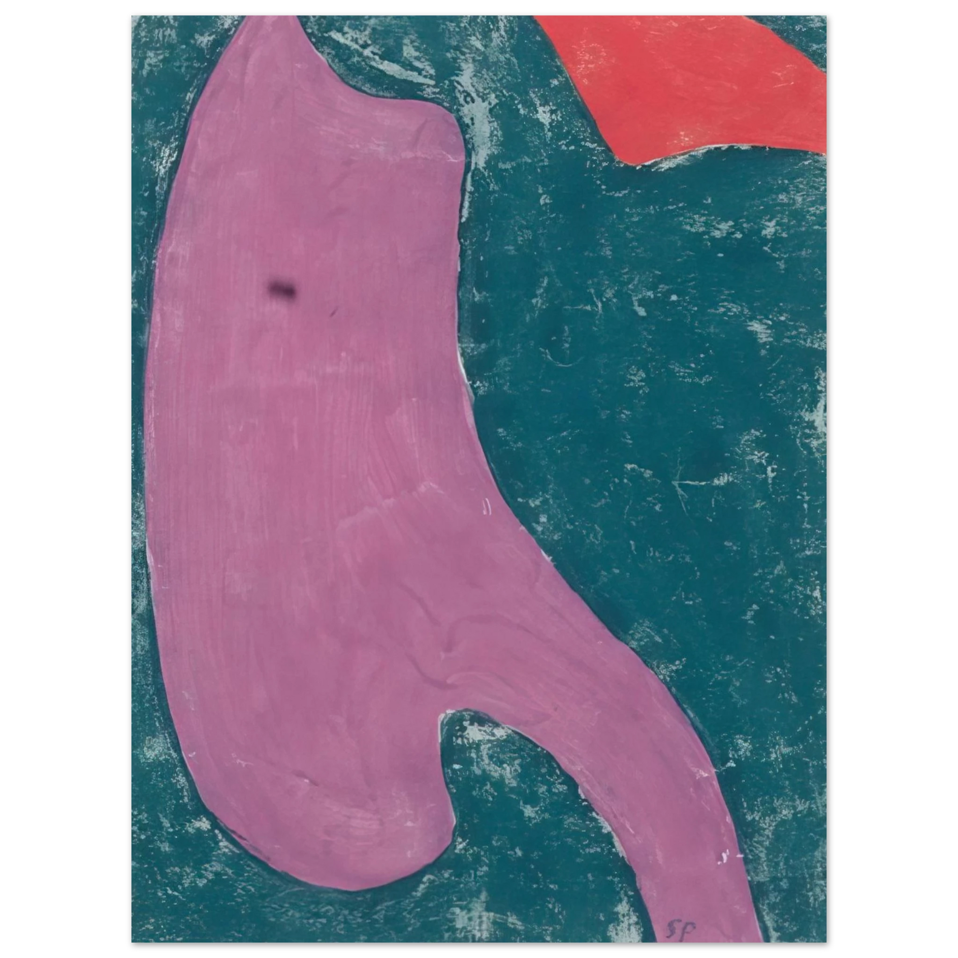 Serge Poliakoff - Etude de tissu - 1946 Fine Art Poster - Default Title