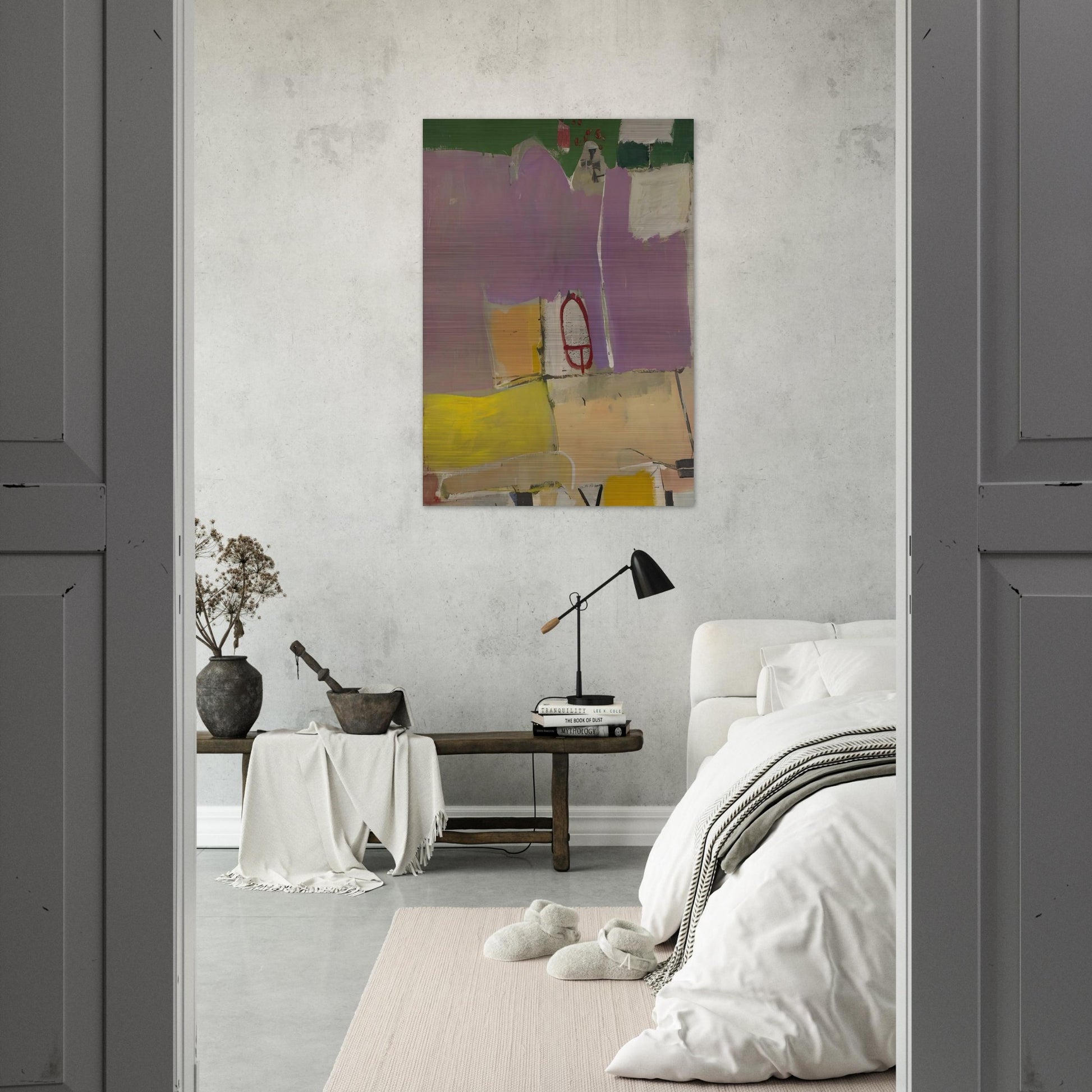 Albuquerque #4 - Richard Diebenkorn Brushed Aluminum Print - 70x100 cm / 28x40 inches | Richard Diebenkorn Aluminum Print | Richard Diebenkorn Prints