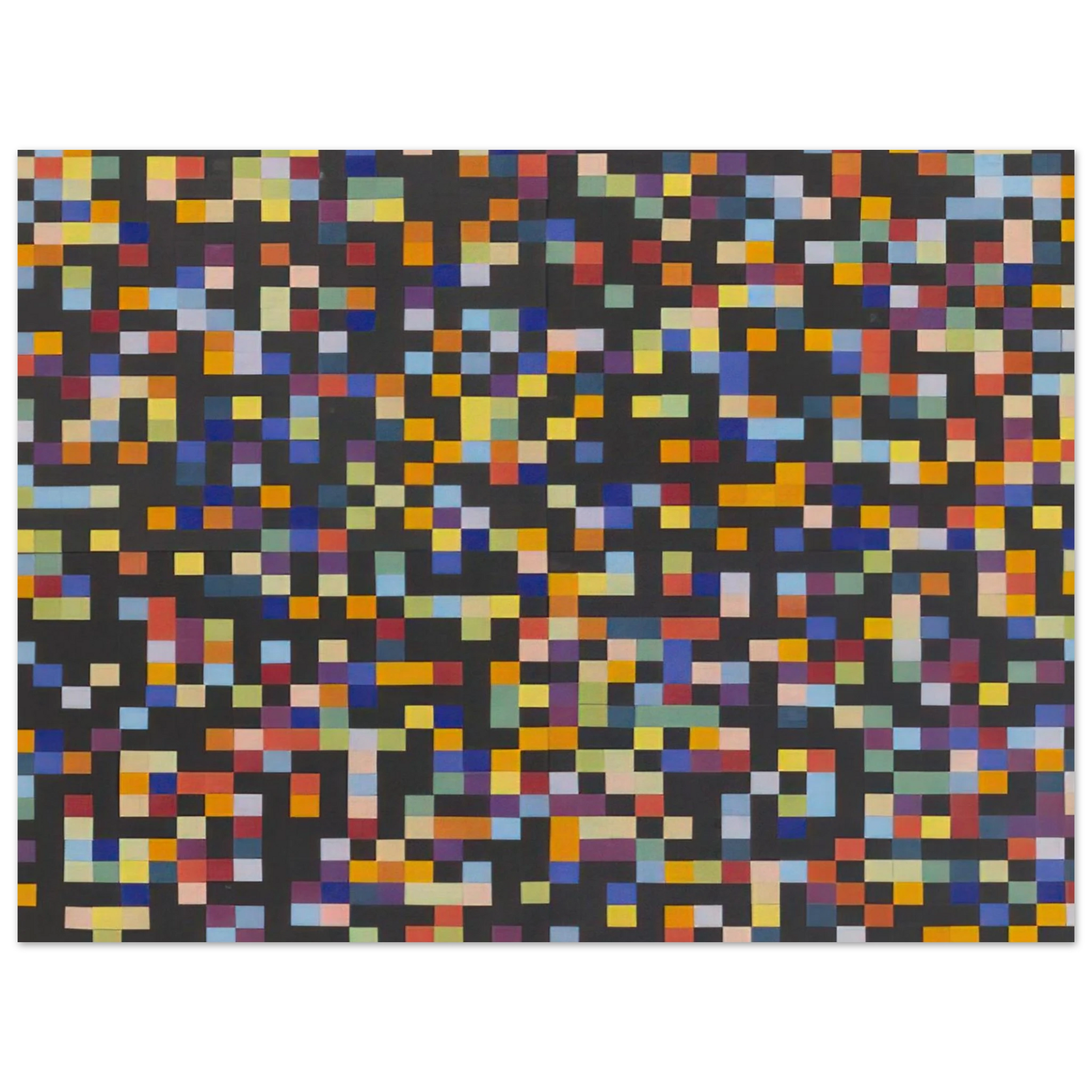 Ellsworth Kelly - Spectrum Colors Arranged by Chance VI Fine Art Poster - Default Title
