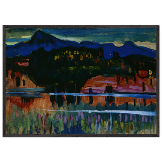 MURNAU AM STAFFELSEE 1908 - Wassily Kandinsky Framed Art Print – Black Wooden Frame - Default Title - -Framed Art Print